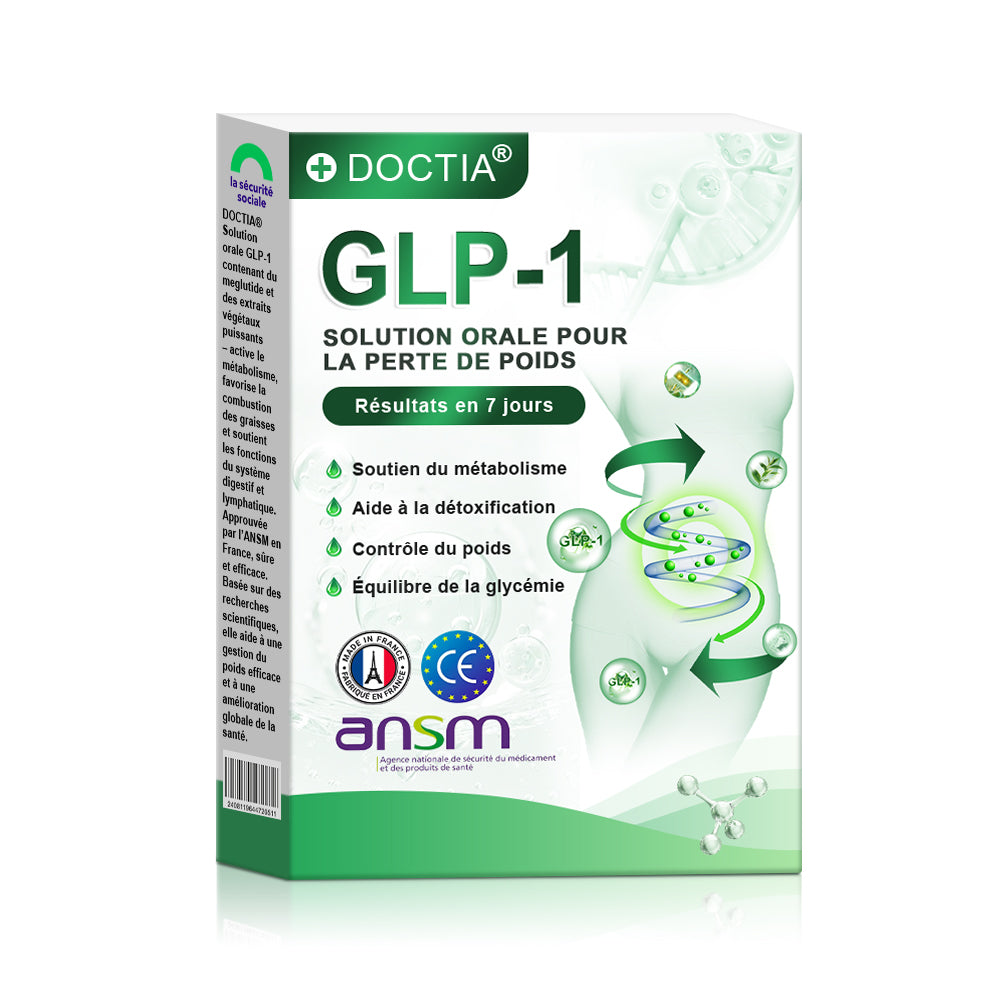 DOCTɪA®🎁G 𝐿 P-1 𝑺𝒐𝒍𝒖𝒕𝒊𝒐𝒏 Orale🎁Premiers résultats visibles en 7 jours ✅Pour l'obésité, le cœur et la circulation, le diabète, l'apnée du sommeil, les articulations et plus encore