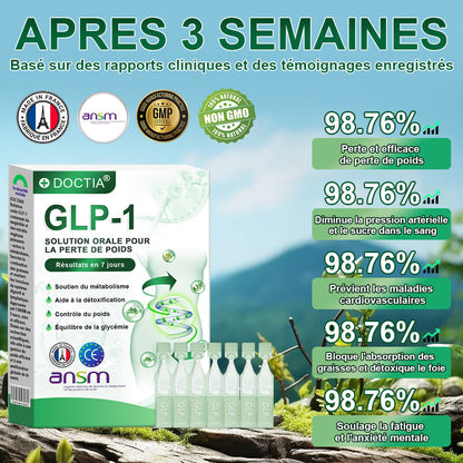 DOCTɪA®🎁G 𝐿 P-1 𝑺𝒐𝒍𝒖𝒕𝒊𝒐𝒏 Orale🎁Premiers résultats visibles en 7 jours ✅Pour l'obésité, le cœur et la circulation, le diabète, l'apnée du sommeil, les articulations et plus encore